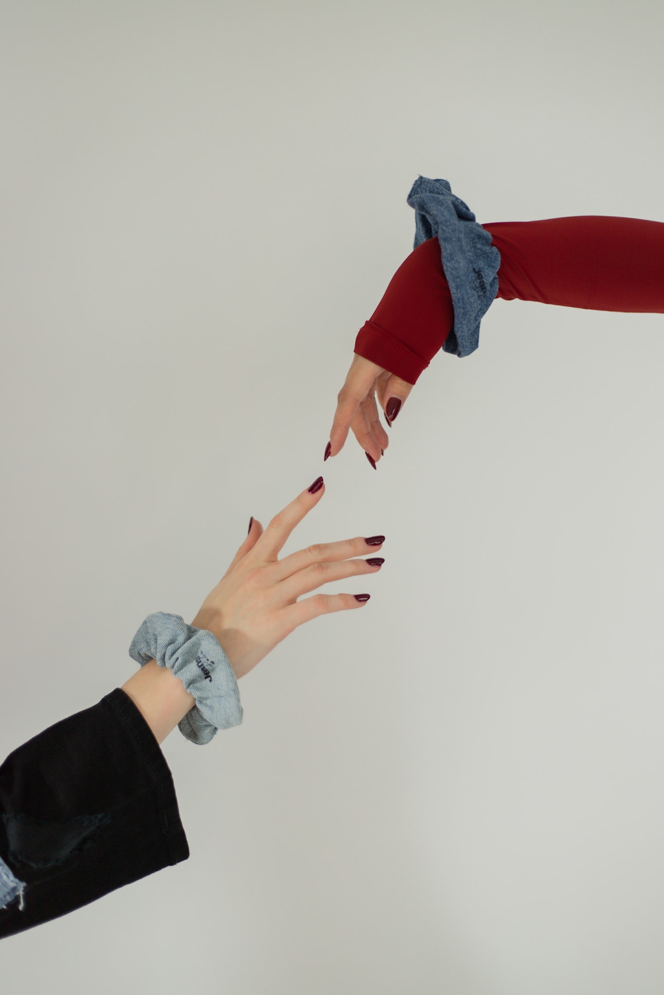 jeans scrunchies
